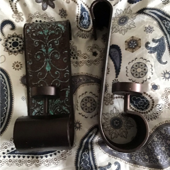 Two Candle Wall Sconces - Picture 2 of 3